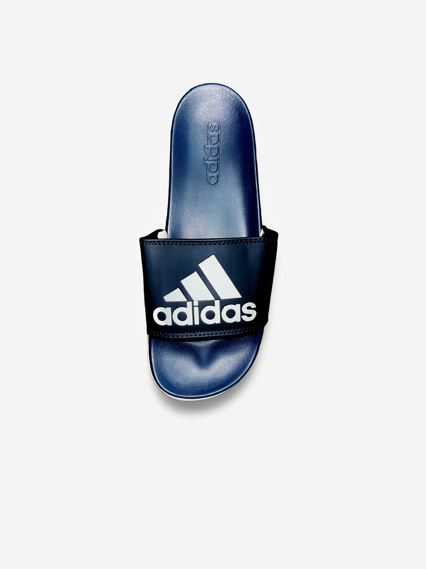 A.D Comfortable Fluffy Slides | Blue & White